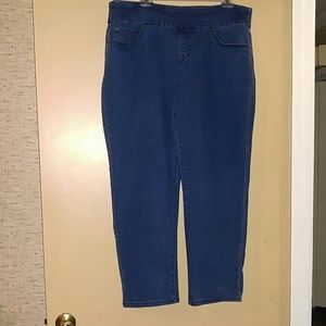 Relax fit size 16-18 blue jeans